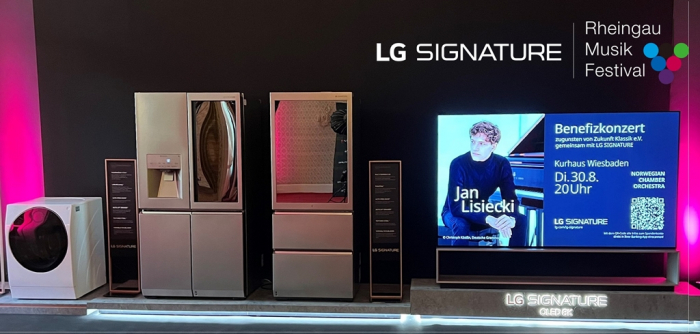 LG's　signature　home　appliances