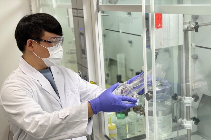 A researcher at Solus Biotech (Courtesy of Solus Biotech)