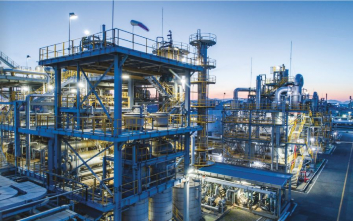 Hansol Chemical's plant in Ulsan, Korea
