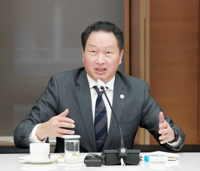 SK　Group　Chairman　Chey　Tae-won