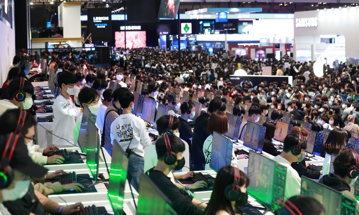 G-Star 2022 held at BEXCO in Busan in November last year