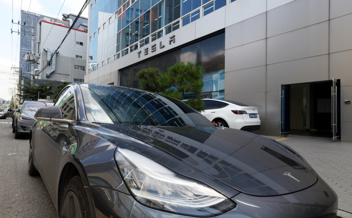 Tesla Service Center in Seoul