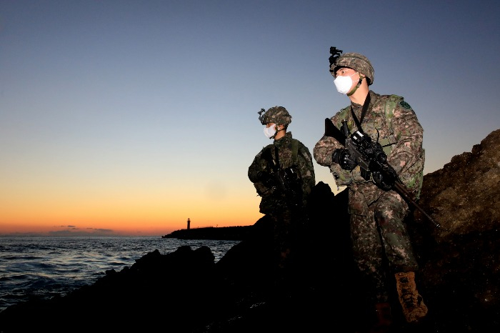 The 50th Army Division protecting the Eastern Coastal Line on Dec. 30, 2022