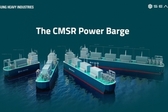 Samsung　Heavy　certified　for　CMSR　power　barge　design