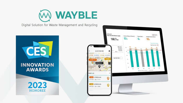 SK Ecoplant's waste disposal system Wayble won the 2023 CES innovation award