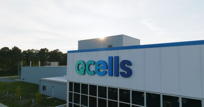 Hanwha's solar module factory in Dalton, Georgia, managed by the US-based Hanwha Q Cells