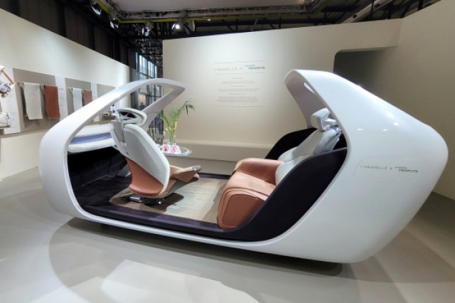 Hyundai　Transys　exhibits　its　mobility　seats　at　Lineapelle　International　Leather　Fair　2022　(Courtesy　of　Hyundai　Motor　Group)