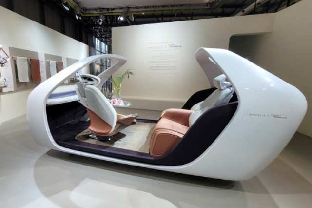 Hyundai Transys exhibits its mobility seats at Lineapelle International Leather Fair 2022 (Courtesy of Hyundai Motor Group)