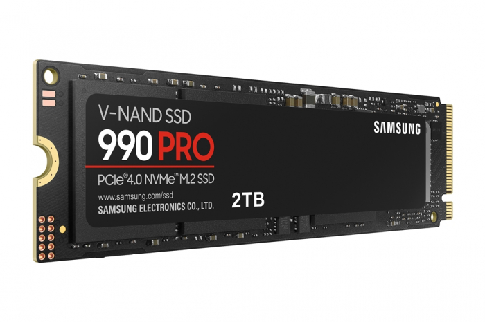 Samsung's　high-performance　V-NAND　SSD　990　PRO