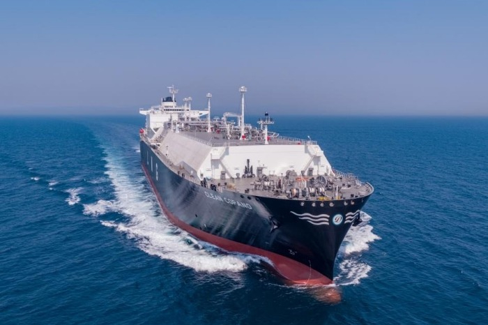 Test　run　of　a　200,000-cubic-meter　class　LNG　carrier　built　and　delivered　in　2022　by　Hyundai　Heavy　Industries