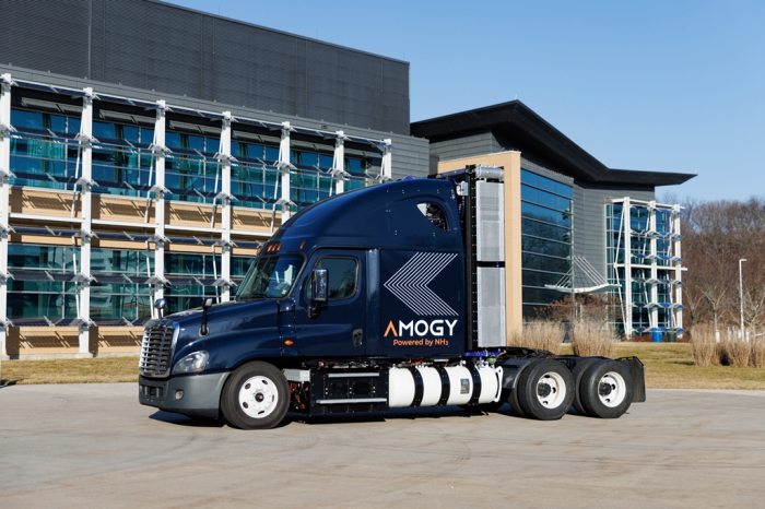 Amogy　tests　an　ammonia-powered　heavy　truck