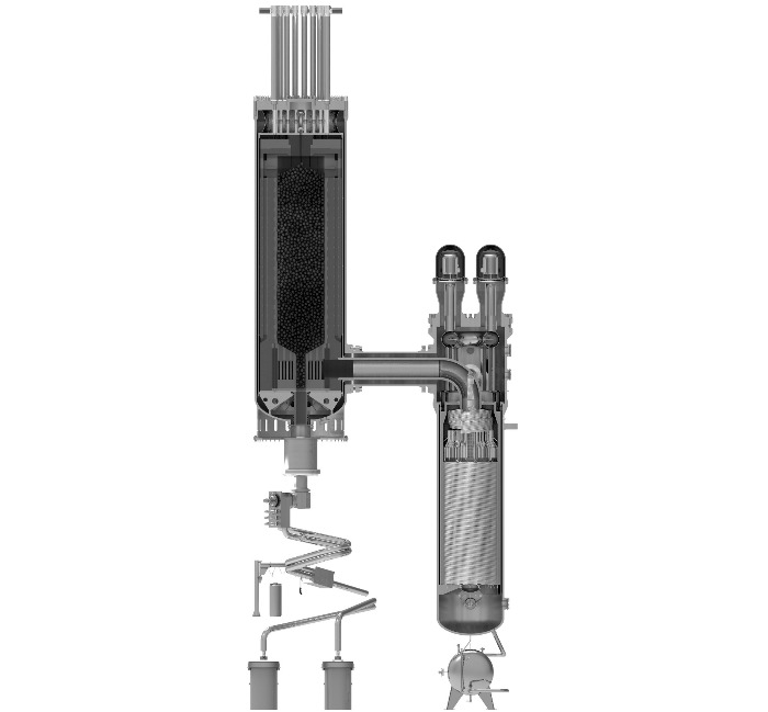 A　cross-section　of　the　Xe-100　SMR