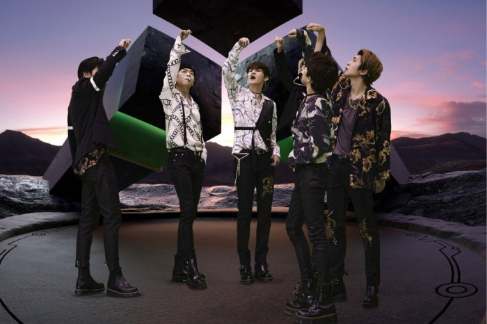 K-pop band ONF's metaverse concert, hosted by Genie Music in 2021 (Courtesy of Genie Music)