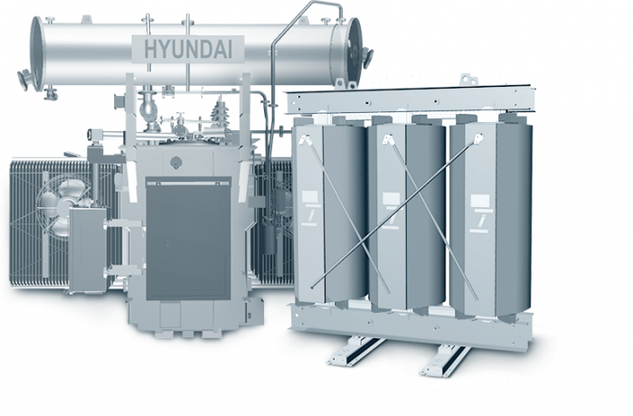 Hyundai　Electric　distribution　transformer　(Captured　from　the　company　website)