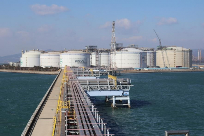 POSCO　International's　LNG　terminal　in　Gwangyang,　South　Korea　(Courtesy　of　POSCO　International)