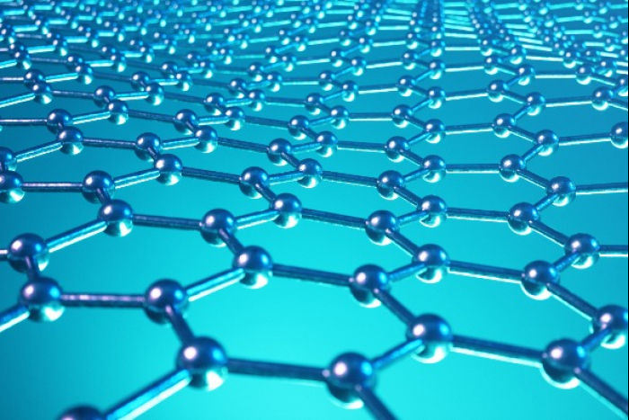 An illustration of the structure of graphene (Courtesy of Getty Images)