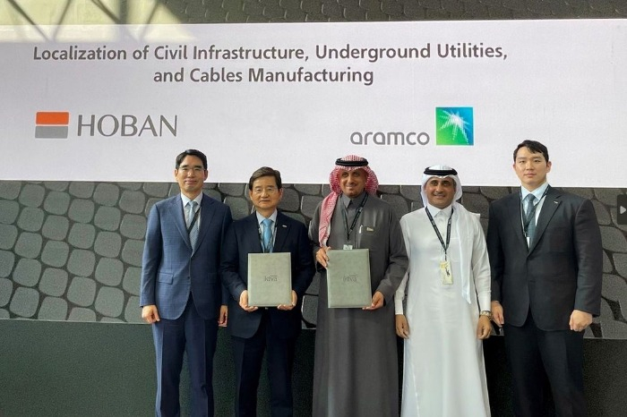 S.Korea's　Hoban　Group　signs　agreement　with　Aramco　for　cooperation
