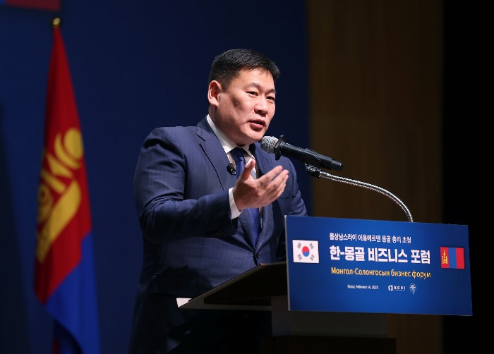 Luvsannamsrain　Oyun-Erdene,　Prime　Minister　of　Mongolia 