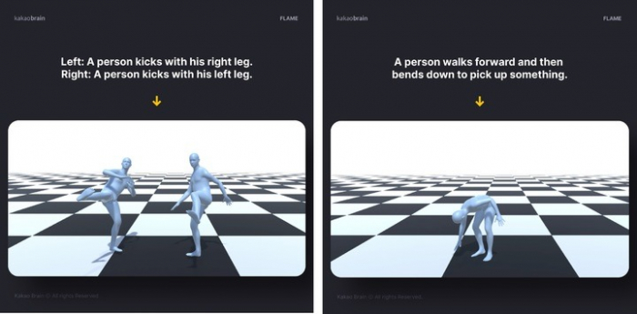 Kakao Brain presents text-based AI motion generation model