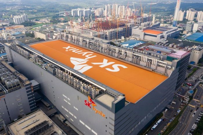 SK　Hynix's　DRAM　plant　in　Icheon