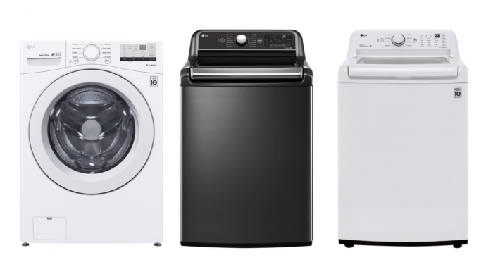 3　types　of　LG　Electronics'　eco-friendly　washing　machines