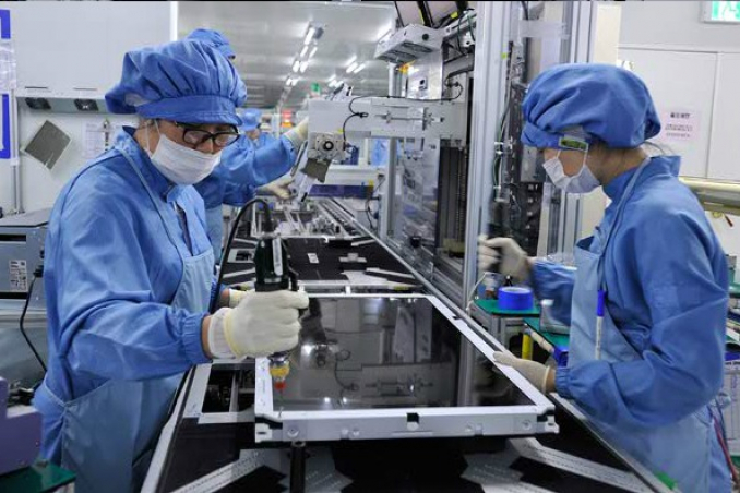 Hansol Technics' semiconductor equipment parts manufacturing facility (Courtesy of Hansol)