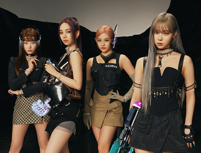SM's　girl　group　aespa　(Courtesy　of　SM　Entertainment)