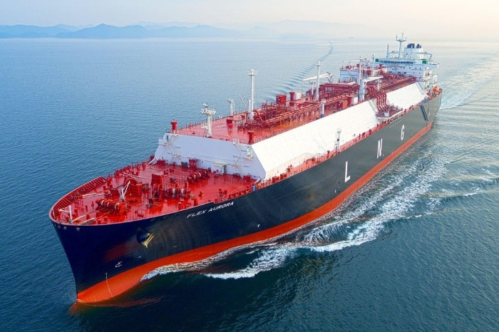 LNG　carrier　built　by　Hyundai　Samho　Heavy　Industries 