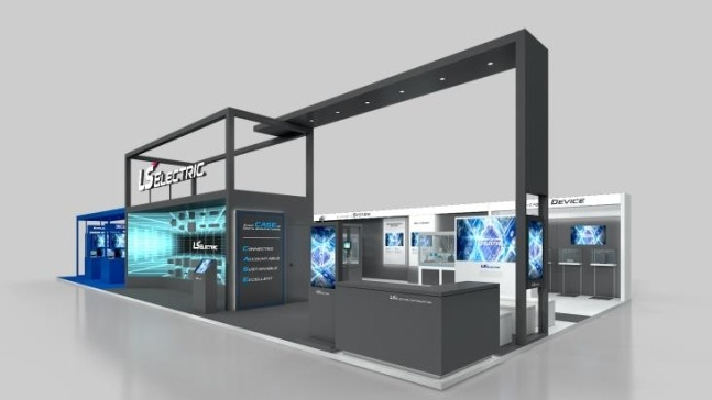 Image　of　LS　Electric's　booth　in　Smart　Factory　+　Automation　World　2023