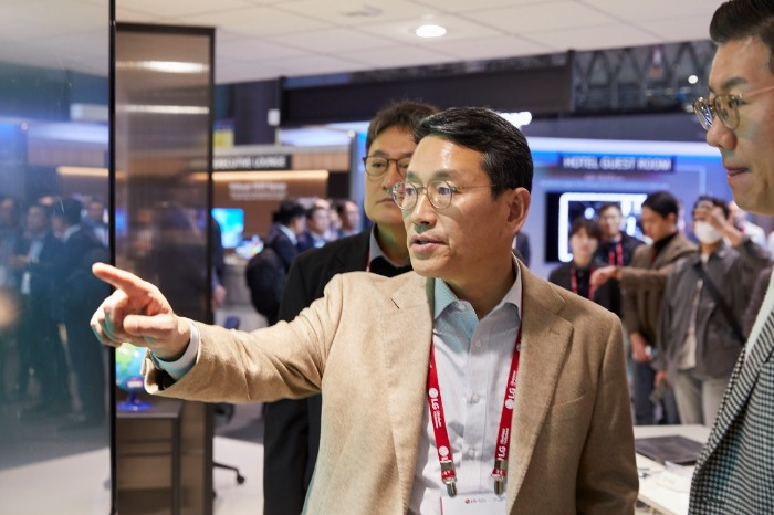 LG　Electronics　CEO　Cho　Joo-wan　at　CES　2023　(Courtesy　of　LG　Electronics) 