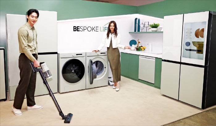 Samsung　unveiled　its　new　Bespoke　home　appliance　models　on　March　21