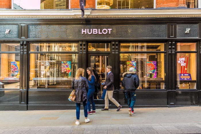 Hublot　boutique　store　on　Bond　Street　in　London　(Courtesy　of　Getty　Images)
