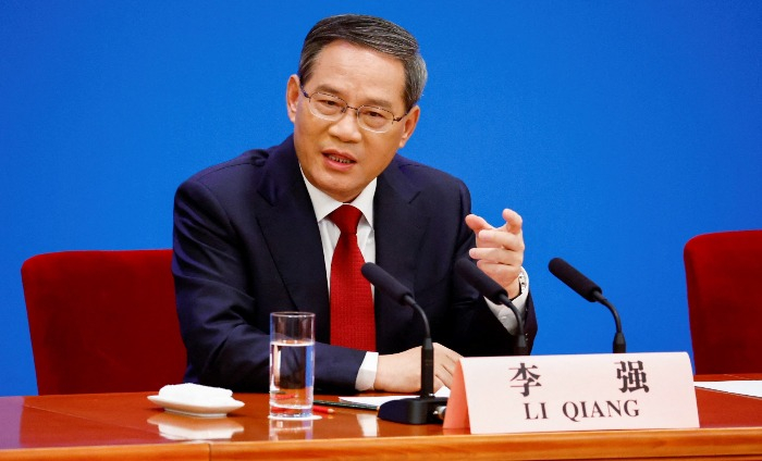 Li　Qiang,　the　premier　of　the　State　Council　of　China