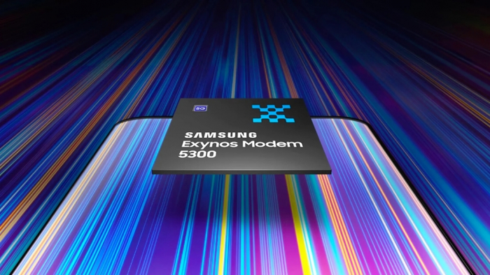 Samsung's　5G　telecom　modem　chip,　the　Exynos　Modem　5300