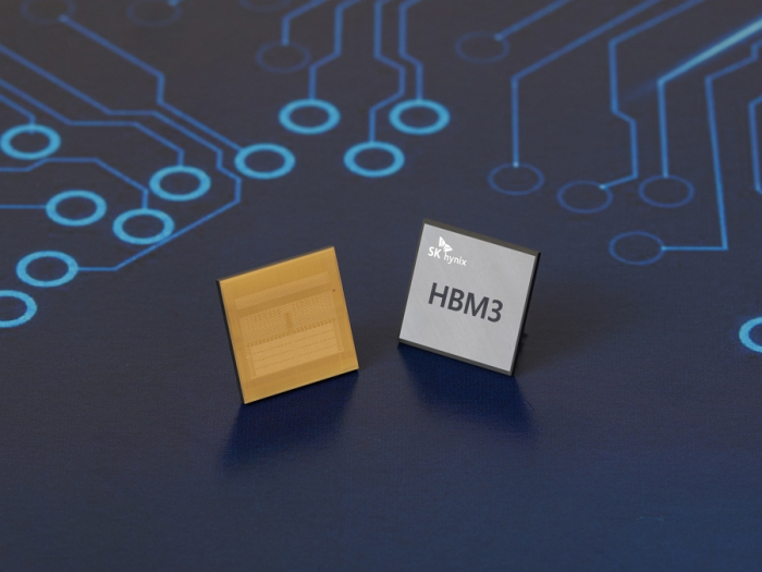 SK　Hynix's　HBM3　DRAM　chip