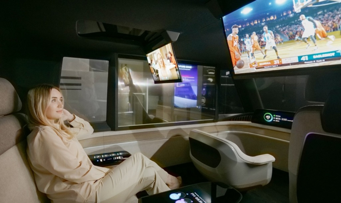 LG Display showcased automotive displays at CES 2023 in Las Vegas in early January 2023 (Courtesy of LG Display)