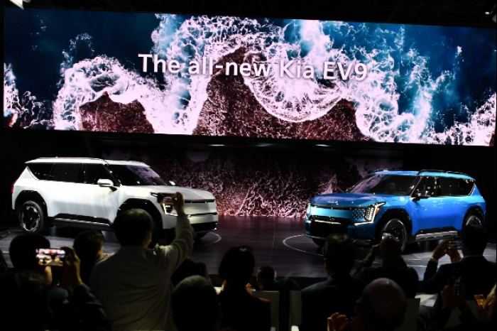 Kia's　EV9　at　New　York　Auto　Show　2023　(Courtesy　of　Kia)