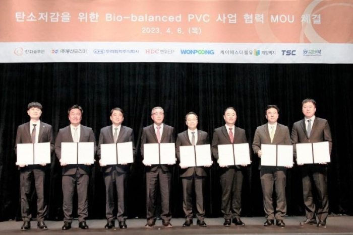 Hanwha　Solutions　signs　MOU　with　7　companies　for　bio　PVC　biz