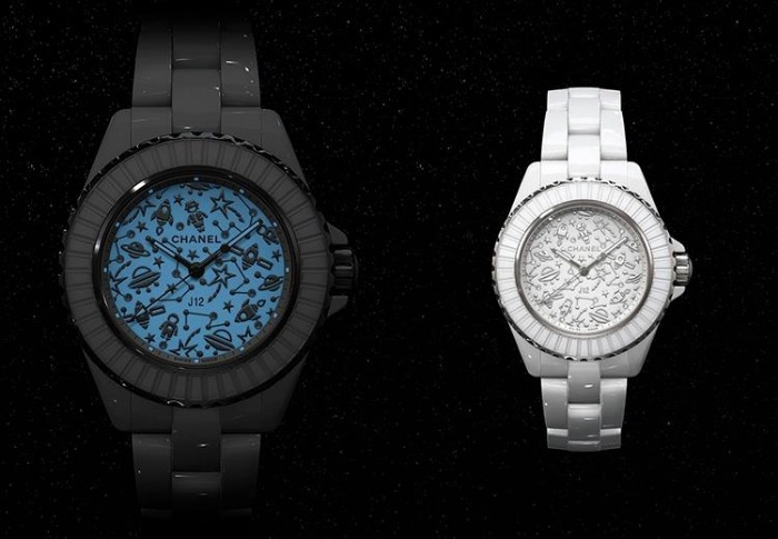 Chanel　J12　Cosmic　is　one　of　the　seven　watches　of　the　Chanel　Interstellar　Capsule　Collection 