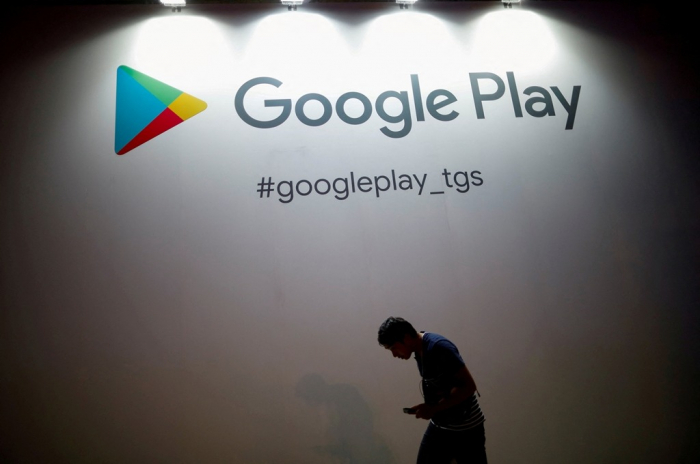 Google　Play　logo　(File　photo,　courtesy　of　Reuters/Yonhap)