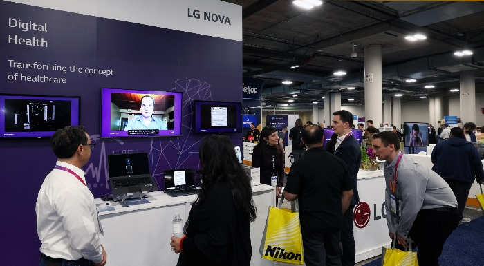 LG NOVA hosts an exhibition booth at CES 2023 in January