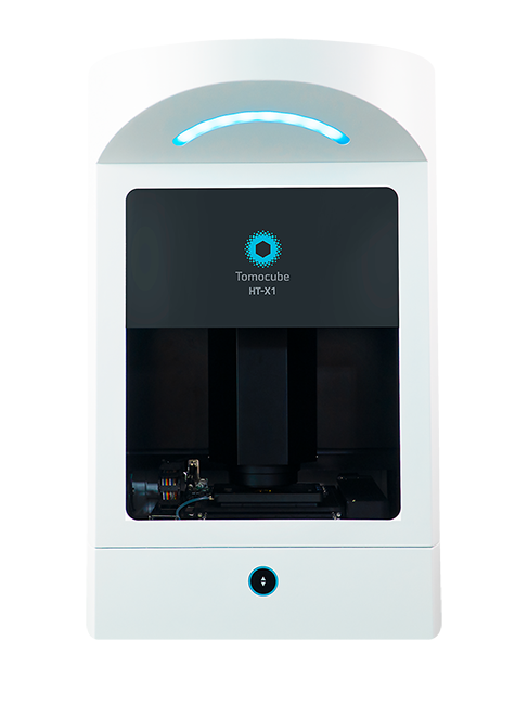 Tomocube's　holotomography　microscope,　the　HT-X1　(Courtesy　of　Tomocube)