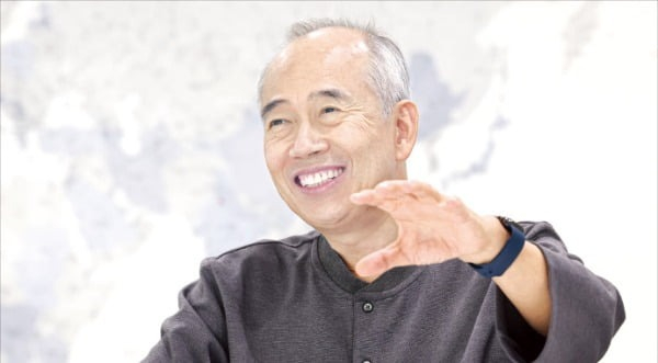 Jusung CEO Hwang Chul Joo speaks to The Korea Economic Daily in an interview on April 11, 2023