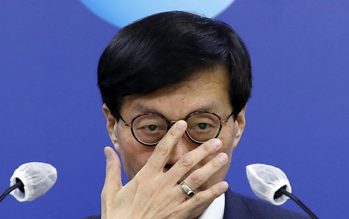 BOK　Governor　Rhee　Chang-yong　(Courtesy　of　Yonhap)