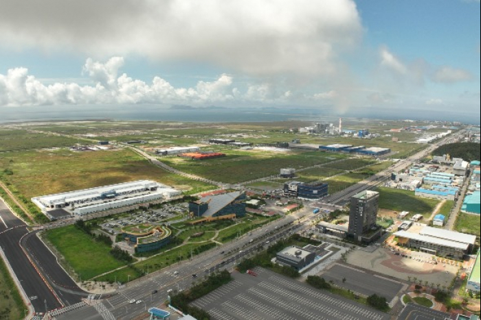 Saemangeum Industrial Complex in Gunsan, North Jeolla Province, South Korea