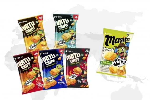 Orion’s　Turtle　Chips　launches　in　Vietnam,　India