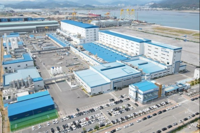POSCO Future M's cathode plant, the world's biggest, in Gwangyang, South Korea (Courtesy of POSCO Future M)
