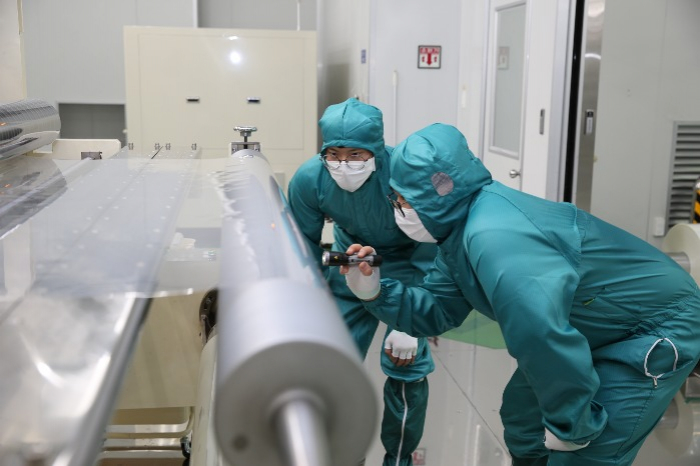 Inside of Cosmo Advanced Materials & Technology factory