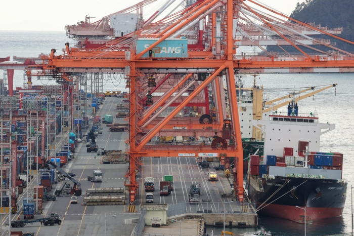 Port of Busan, South Korea’s trade hub (Courtesy of News1)