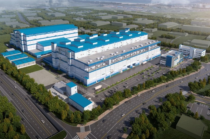 Image　of　POSCO's　new　cathode　material　manufacturing　facilities　to　be　located　near　Yeongil　Bay,　Pohang,　North　Gyeongsang　Province　(Courtesy　of　POSCO) 